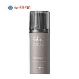 【クーポンで10％OFF】炭酸パック Thesaem ザセム ジェムミラクル ブラックパール O2 バブルマスク 105g 韓国コスメ バイキング 紹介 定形外 送料無料