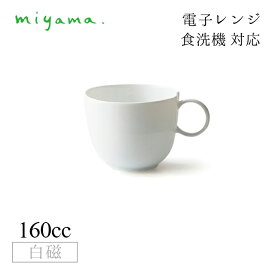 コーヒーカップ 6個セット 蔡 sai 白磁 深山陶器 miyama（06-067-101）おしゃれ 美濃焼 白い食器 電子レンジ可 食洗機可