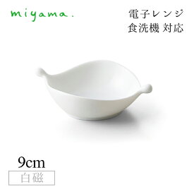 食器皿 two drops 10枚セット アミューズ Amuse 白磁 深山陶器 miyama（33-022-101）おしゃれ 美濃焼 白い食器 電子レンジ可 食洗機可