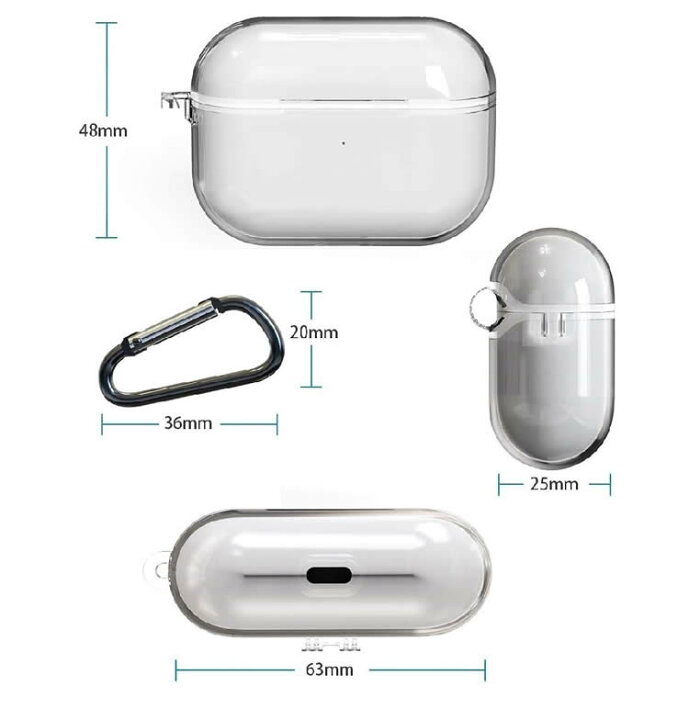 楽天市場 Airpods Pro ケース 19 充電ケース クリアカバー Airpodspro 第3世代用 Airpods Pro ケース 耐衝撃 耐久性 Tpu素材 クリア 透明 防汚 防水 滑り止め 衝撃吸収 充電可能 軽量小型 ワイヤレスイヤホン エアポッド プロ 保護カバー シーピーイーマート