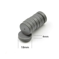 フェライトマグネット[Φ18x4mm] 250個