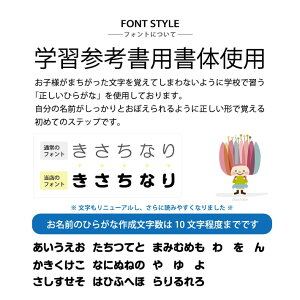 フロッキーネームお名前シールアイロン転写ハンドメイドお名前シール入園準備入園入学アイロンシール