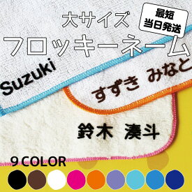 【お急ぎ便】フロッキーネーム 15片 大サイズ 送料無料 9色 3枚選べる お名前フロッキー アイロンシール アイロン転写 名前シール おなまえシール 靴下 靴下ネーム 幼稚園 小学校 入園 入学 洗濯 アイロン 名前付け 介護 only ＠