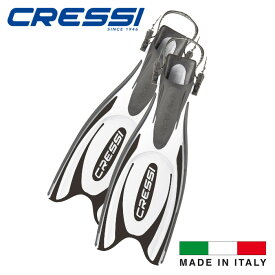 CRESSI ダイビング フィン フロッグプラスFROG PLUSオープンヒール 特許取得3素材構造