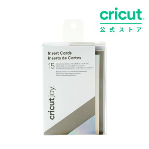 �y�������K�i�zCricut Joy�p ���b�Z�[�W�J�[�h (��) / �O���[ / �V���o�[ �z���O���t�B�b�N / 15���Z�b�g / 8.9cm x 12.4cm / Insert card