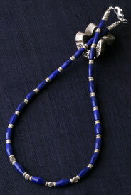 カレン 族 シルバー 群青の瑠璃 ラピスラズリ ビーズ ネックレス メンズ レディース 護身符 お守り 護身符 SV950