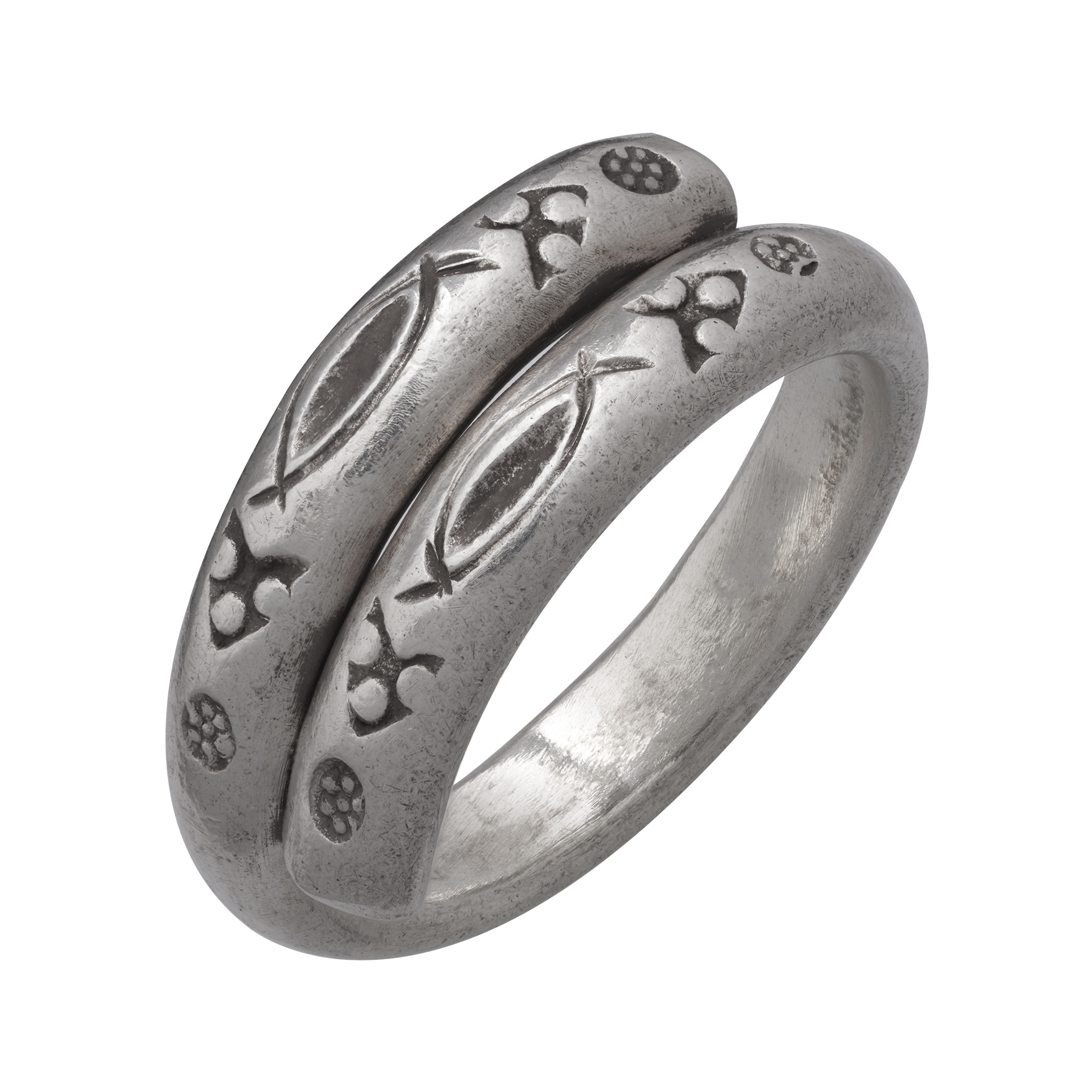 カレン 族 シルバー リング 11号～25号 フリーサイズ 指輪 幅広 メンズ レディース 民族文様 SV950 | クロマニヨン