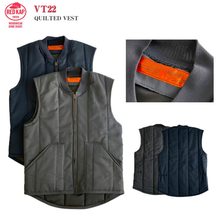 楽天市場】【REDKAP】 VT22 キルテッドベスト レッドキャップ QUILTED 