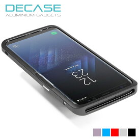 DECASE Galaxy S8 / S8+ 高精度 アルミニウム バンパー ケース ディケース ギャラクシー