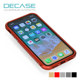 DECASE iPhone XS / X 高精度 アルミニウム バンパー ケース 精密機器メーカー技術の結晶 ディケース アイフォン テン