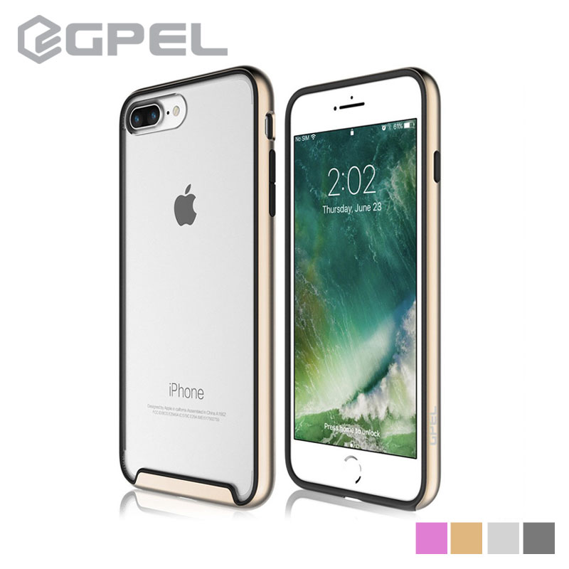 GPEL（ジーペル） iPhone7/8 iPhone7/8Plus ハイブリッドケース EverPure Duo Case【バンパーの保護力を備えたTPU×PCハイブリッド アイフォン ケース】