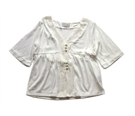 ☆選べるレディース服3点福袋対象商品☆フラワー カットワーク レース サマーカーディガン（返品・交換・ギフト包装不可）レディース 婦人服 Mサイズ 9号 骨格ストレート 春 夏 五分袖 冷房対策 ホワイト 白