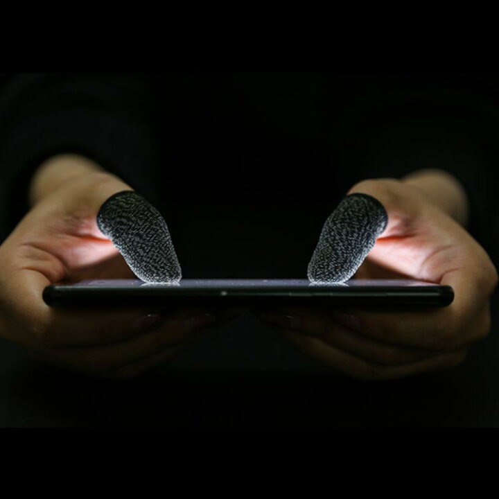 16枚入り 150秒速乾 炭素繊維 極薄 指サック スマホゲーミング 滑り止め Mobile 音ゲー 手汗対策 誤触減少 指カバー 上級者 大規模セール