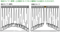 ポイント5倍★300円クーポン配布!【送料無料】スタイルカーテンAZ-4557-4563スカラップO型