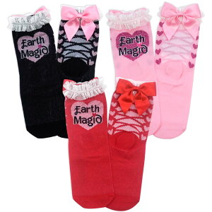 EARTHMAGIC�y���K�戵�X�z�A�[�X�}�W�b�N �o�b�N���[�X�A�b�v���N���[�\�b�N�X �҂ݏグ�� ���{�� ���� ���̎q �q���� �L�b�Y �C�� 13-18cm �N�� �� �A�J �� �y�[���s���N �y50%OFF�z