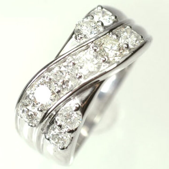 楽天市場】ダイヤモンド リング スウィートテン K18WG・ダイヤ1.0ct  