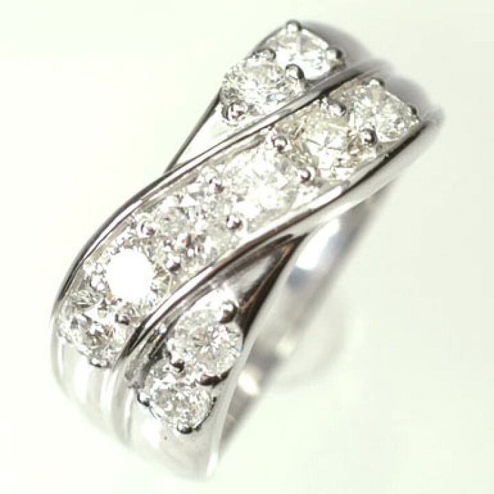 楽天市場】プラチナ ダイヤモンド リング プラチナ・ダイヤ1.0ct 