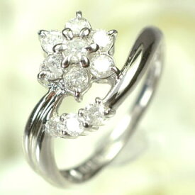 プラチナ ダイヤモンド リング スウィートテン プラチナ・ダイヤモンド0.5ct　アニバーサリー10リング（指輪）【結婚10周年記念】【スウィート10石ダイヤモンド】