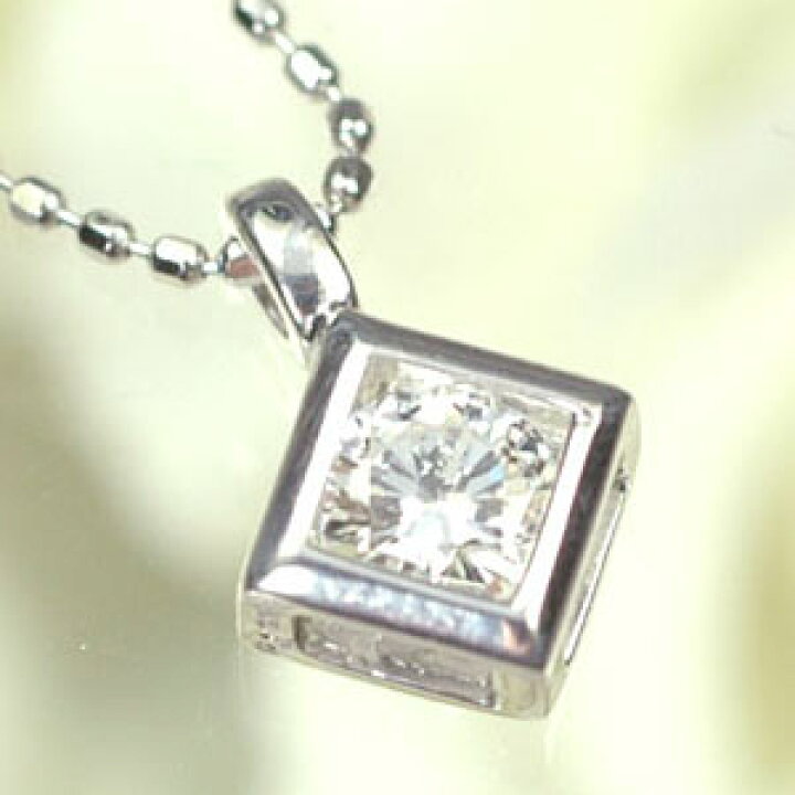 楽天市場】ダイヤモンド ネックレス K18WG・ダイヤ0.18ct（Hカラー 