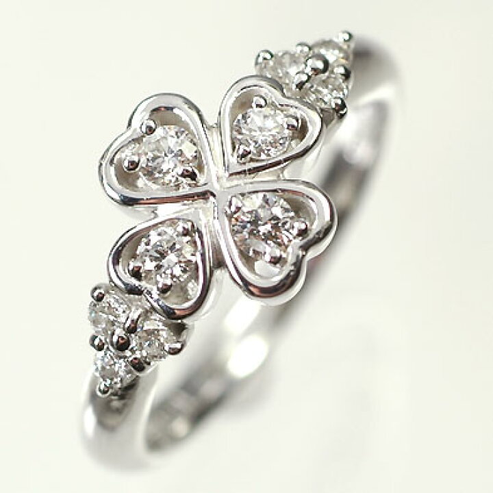 楽天市場】ダイヤモンド リング K18WG・ダイヤモンド0.3ct 