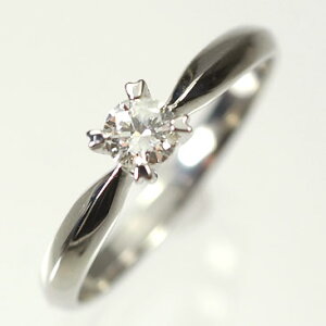 婚約指輪 プラチナ・ダイヤモンド0.2ct(H・SI・GOOD・鑑定書付) エンゲージリング(婚約指輪) プロポーズリング