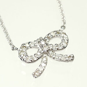 K18WG�E�_�C��0.13ct�@���{���p���F�l�b�N���X