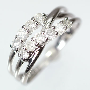 リング 指輪 ダイヤモンド 0.5ct 10石の人気商品・通販・価格比較 