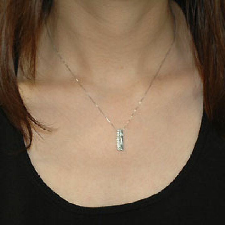 楽天市場】ダイヤモンド ネックレス K10WG・ダイヤモンド0.2ct 