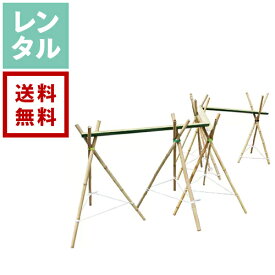 【レンタル】流しそうめん プラ竹水路・長脚セット C【往復送料無料】