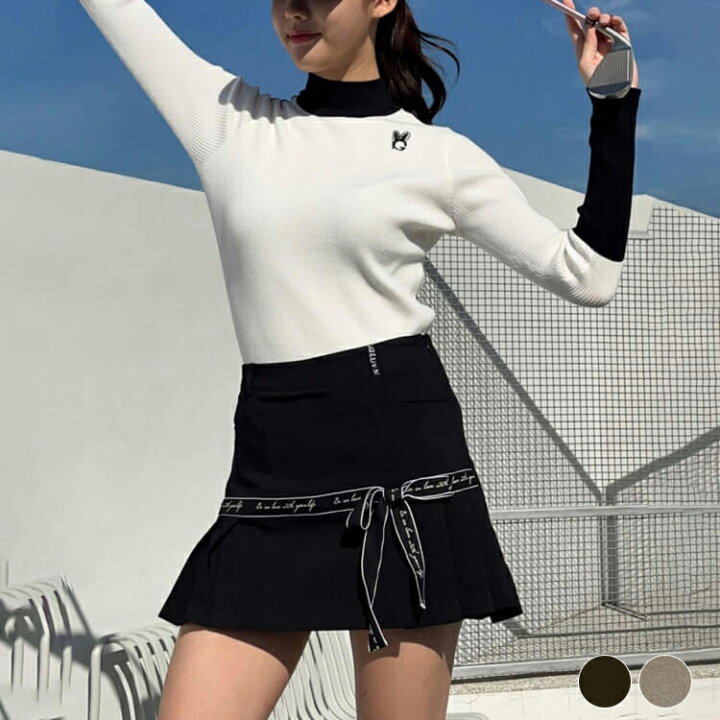 2021新作モデル プリーツスカート M グレー 灰色 ゴルフウェア インナー付 韓国 テニス