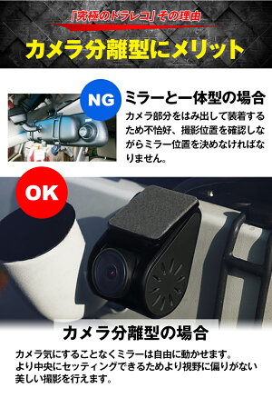 ドライブレコーダー前後2カメラミラータイプドラレコGPS搭載HDR駐車監視常時録画WDRwifiSDカード付前後カメラバックモニターあおり運転対策送料無料