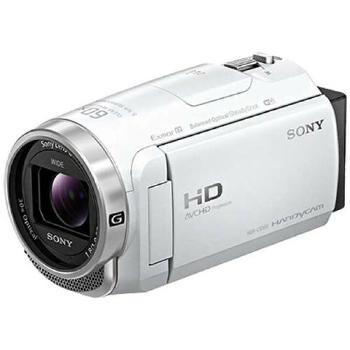 楽天市場】SONY ビデオカメラ Handycam 光学ズーム30倍 64GB ホワイト 
