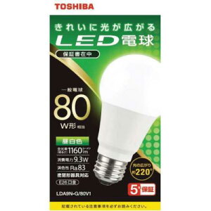 ���� TOSHIBA LED�d�� �S���� �����F 80W�`���� LDA9N-G/80V1 �qLDA9NG80V1�r