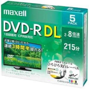 maxell ^pDVD-R DL Ж2w 8.5GB 8{Ή 5 DRD215WPE.5S }NZ qDRD215WPE5Sr