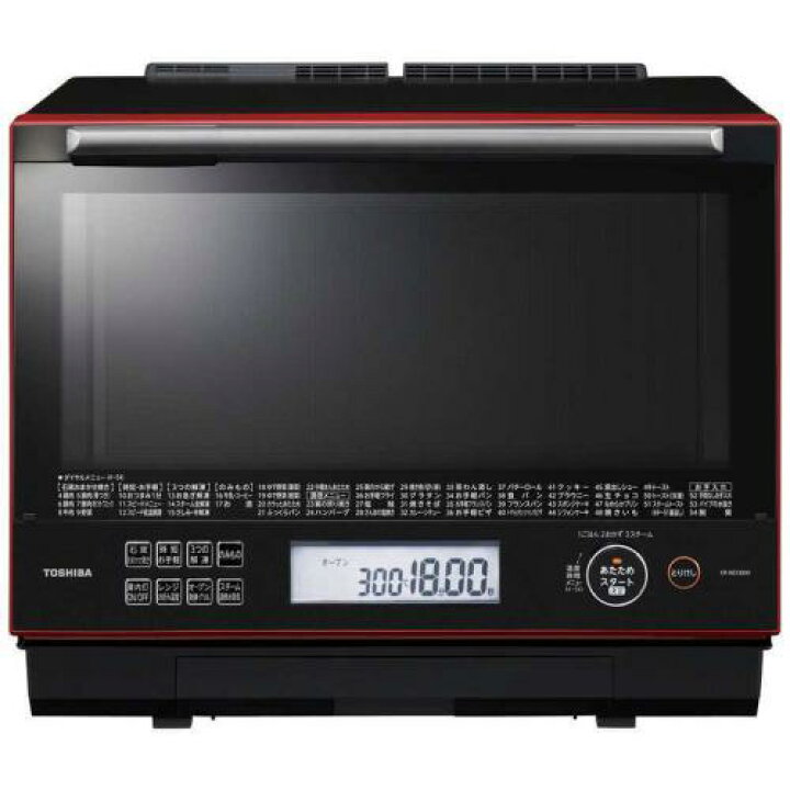 楽天市場】東芝 TOSHIBA 過熱水蒸気オーブンレンジ 30L グランレッド 
