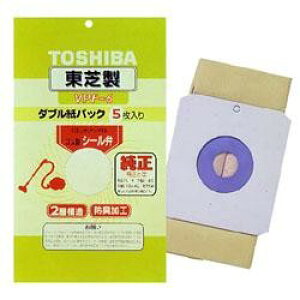 東芝 TOSHIBA 掃除機用紙パック 防臭加工 シール弁付き 5枚入 VPF-6 [VPF6]