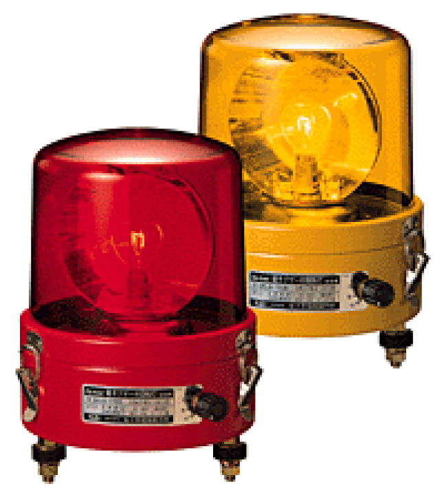 LED回転灯 SKシリーズ 黄色 寸法Φ100mm SKH-M2B-Y