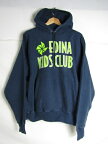 2000年代製　Champion　チャンピオン リバースウィーブ　パーカー EDINA KIDS CLUB　ネイビー　Mサイズ【メンズ】【中古】【MEDIUM】