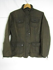 イングランド製　Barbour バブアー LADIES UTILITY JACKET　 オイルドジャケット　ブラウン　サイズ12【中古】【レディース】【LARGE】