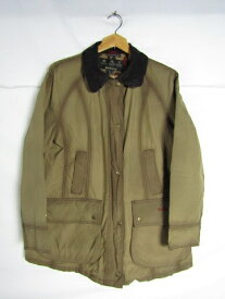 Barbour バブアー　PRINTED　BEADNELL オイルドジャケット　ベージュ　サイズ18【中古】【レディース】【大きいサイズ】