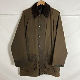 Barbour　バブアー　Beaufort　ビューフォート　オイルドコットンジャケット　サイズ38　ブラウン　イングランド製【メンズ】【MEDIUM】【中古】