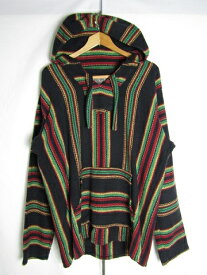 ORIGINAL SENOR LOPEZ メキシカンパーカー ラスタ XLサイズ メキシコ製 【中古】【メンズ】【大きいサイズ】