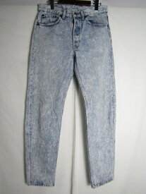99年　USA製　W31 L30 Levi's　リーバイス　501　デニムパンツ ケミカルウォッシュ インディゴ【中古】【MEDIUM】【メンズ】