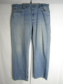 95年　USA製　W42 L30　Levi's　501 デニムパンツ インディゴ【中古】【大きいサイズ】【メンズ】