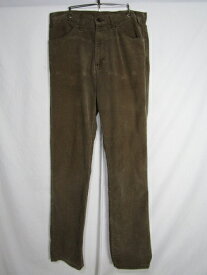 80's～ Levi's リーバイス 519 コーデュロイパンツ カーキベージュ W32 L34 42TALON 【中古】【MEDIUM】【メンズ】