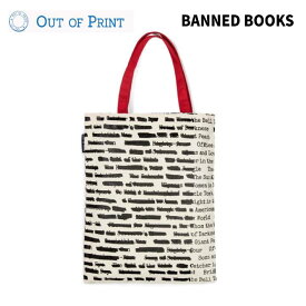 アウトオブプリント トートバッグ バンドブックス Out Of Print Banned Books Tote Bag エコバッグ おしゃれ A4　OP00011【メール便可】 【あす楽】