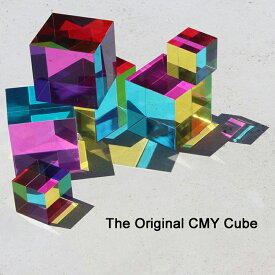 【送料無料】The Original CMY Cube 50mm Lサイズ オリジナル CMY キューブ プリズム 3原色 アクリル 光学プリズム ギフト DETAIL
