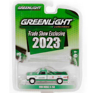 GREENLIGHT�@1990 DODGE D-350 - 2023 TRADE SHOW EXCLUSIVE�@1990 �_�b�W D-350 2023 �g���[�h�V���[�E�G�N�X�N���[�V�u