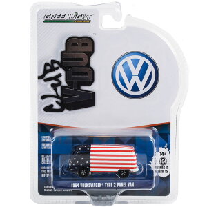 GREENLIGHT 1/64 1964 VOLKSWAGEN TYPE 2 PANEL VAN�@1964 �t�H���N�X���[�Q���E�^�C�v2�@�p�l���o���@CLUB V-DUBS SERIES 15