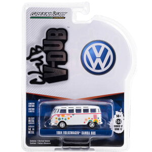 GREENLIGHT 1/64 1964 VOLKSWAGEN TYPE 2 SAMBA BUS 1964 �t�H���N�X���[�Q���E�^�C�v 2 �T���o�o�X CLUB V-DUBS SERIES 17
